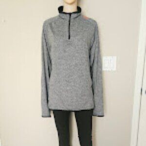 Adidas Women’s Climalite Athletic Shirt Long Sleeve ¼ Zip Size Large